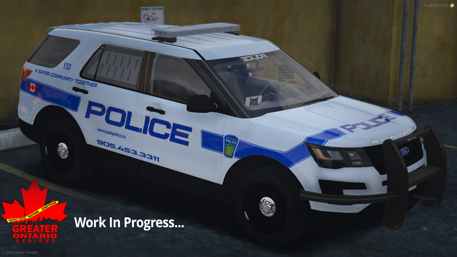 Peel Regional Police 2017 Ford Explorer - GTA V Galleries - LCPDFR.com