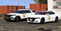 CHP 2021 FPIU and 2020 Dodge Charger ("Polar Bears")