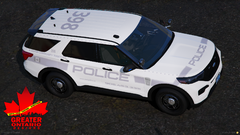 Peel Regional Police Stealth 2021 Ford Explorer Livery