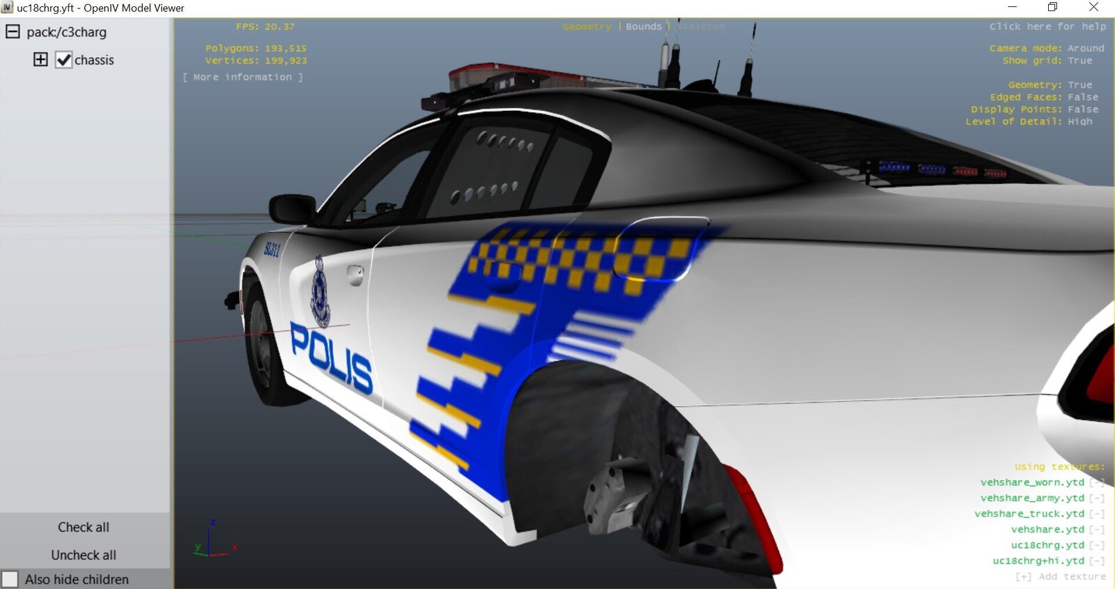 KERETA PERONDA PDRM, MALAYSIA - LCPDFR.com