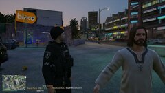 The game thinks I'm gonna arrest Jesus Christ himself? Hell naw!