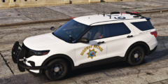 CHP 2021 Ford Police Interceptor Utility (Polar Bear)