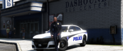 LSPD Car 295 on a security detail.