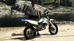 BCSO - Sanchez Police Dirt Bike Rear