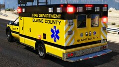BCFD - Vapid Ambulance Rear