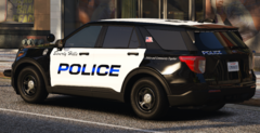 BHPD 2023 Ford Police Interceptor Utility Slicktop