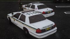 Two OCSO Crown Victorias