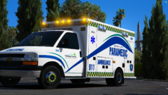 Hastings-Quinte Paramedic Service Ambulance