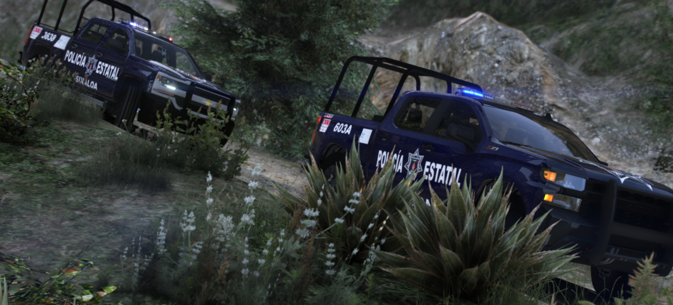 2021 Silverado De la Policia estatal de sinaloa