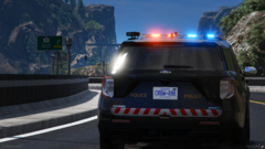 Ontario Provincial Police Ford Explorer Responding On Highway 7