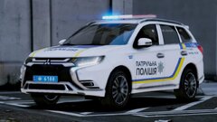 Mitsubishi Outlander PHEV Patrol Police of Ukraine
