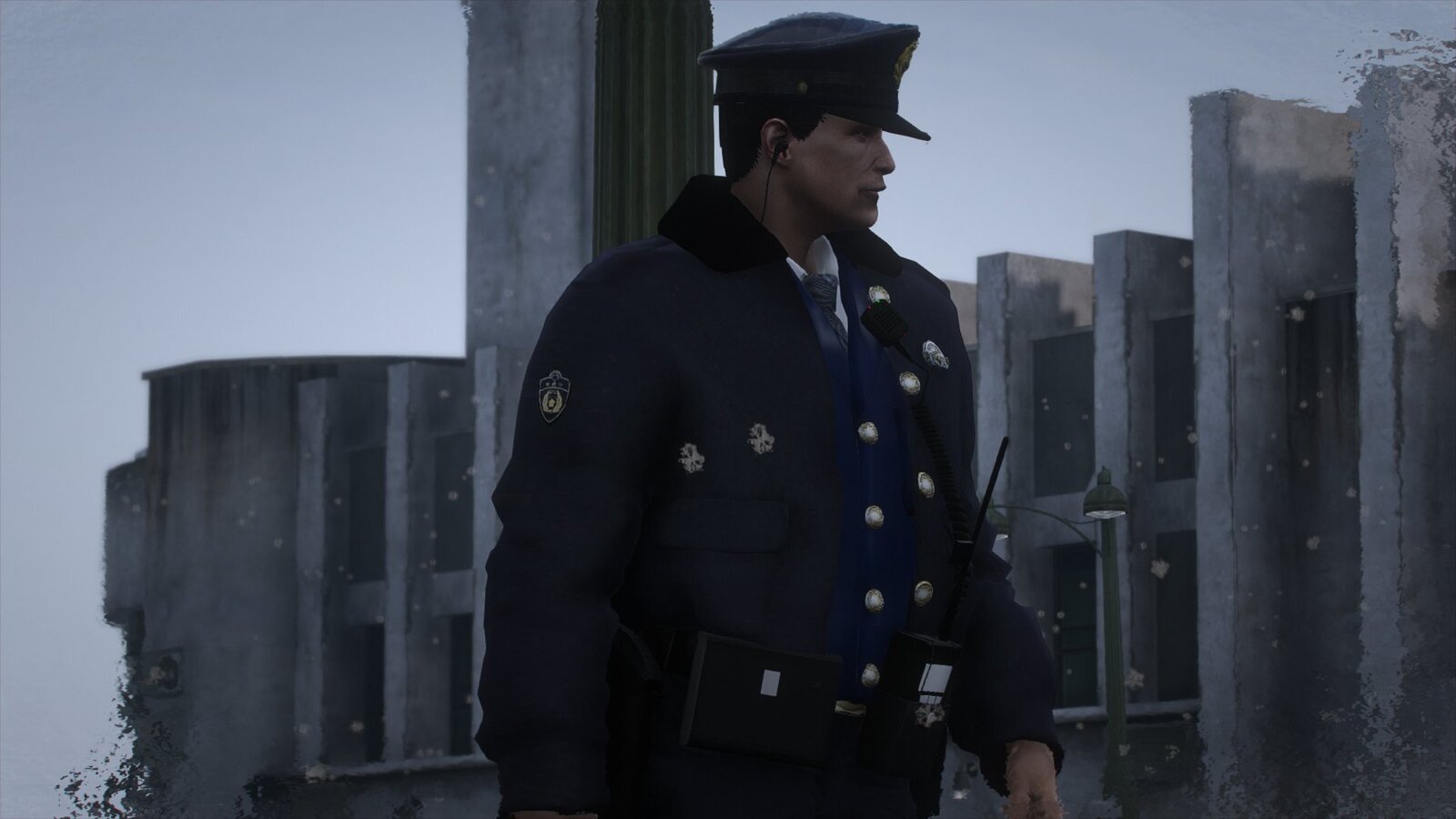 Japanese police officer