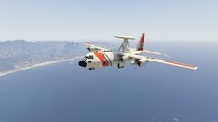 Coast guard C-130 on patrol