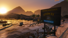 Downtown Lindsay Sign