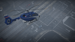 Helicopter in action