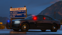 Ontario Provincial Police Stealth Dodge Charger