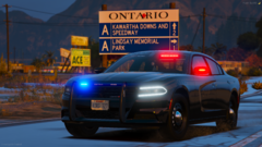 Ontario Provincial Police Stealth Dodge Charger