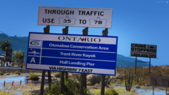 Ontario Tourism Sign