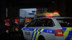 Scene of a multiple injury accident