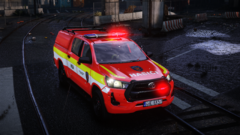 Railway incident in hard to access area