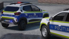 Dacia Spring 2023 Politia Romana