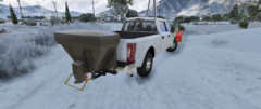 2022 Ford F-250 XL Plow Truck w/Salt Spreader - Rear View