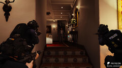 SWAT team "Adam" arresting the suspect