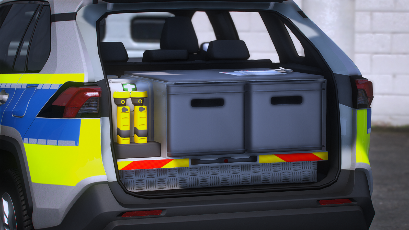 21-23 Toyota RAV4 LE Polizei