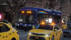 GTAV 2021 NovaBus LFS HEV MTA New York City Transit & NYC Taxis