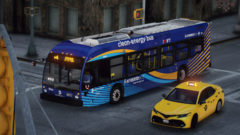 GTAV 2021 NovaBus LFS HEV MTA New York City Transit & NYC Taxi