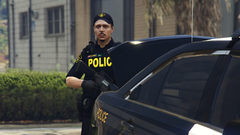 OPP Officer holding rifle