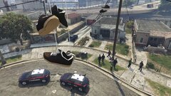 Carabinieri carrying out an arrest warrant