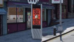 GTAV Liberty City - New York Reworked LinkNYC Kiosks Img2