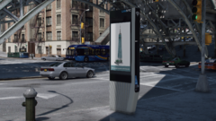 GTAV Liberty City - New York Reworked LinkNYC Kiosks Img5