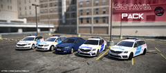 Skoda Octavia | Magyar rendőrautó pack