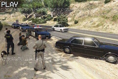 Highway Patrol Traffic Stop