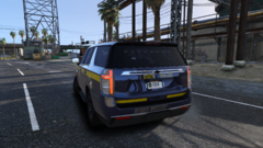 2024 NYSP Tahoe PPV SLICKTOP - Rear View