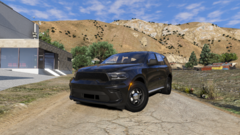 2025 Dodge Durango in black.