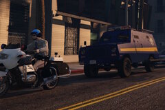 Ranger SAHP and BMW 1150rt convoy