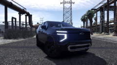 2025 Chevrolet Tahoe PPV in black.