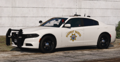 CHP 2016 Dodge Charger PCF Polar Bear