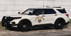 CHP 2021 Ford Police Interceptor Utility PCF Polar Bear
