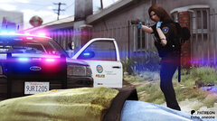 "1-A-12, suspect's down!"