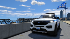 A clear day in the city.