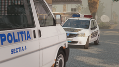 Volkswagen T4 & Dacia Logan Politia Romana