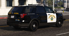 CHP 2019 Ford Police Interceptor Utility (Rear)