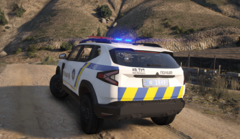 Renault Duster 2024 of a community police officer of the NPU