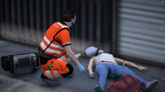 Giving attention to a pacient