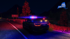 2025 NYSP Durango at night..