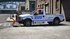 Ford F-350 NYPD Snowplow